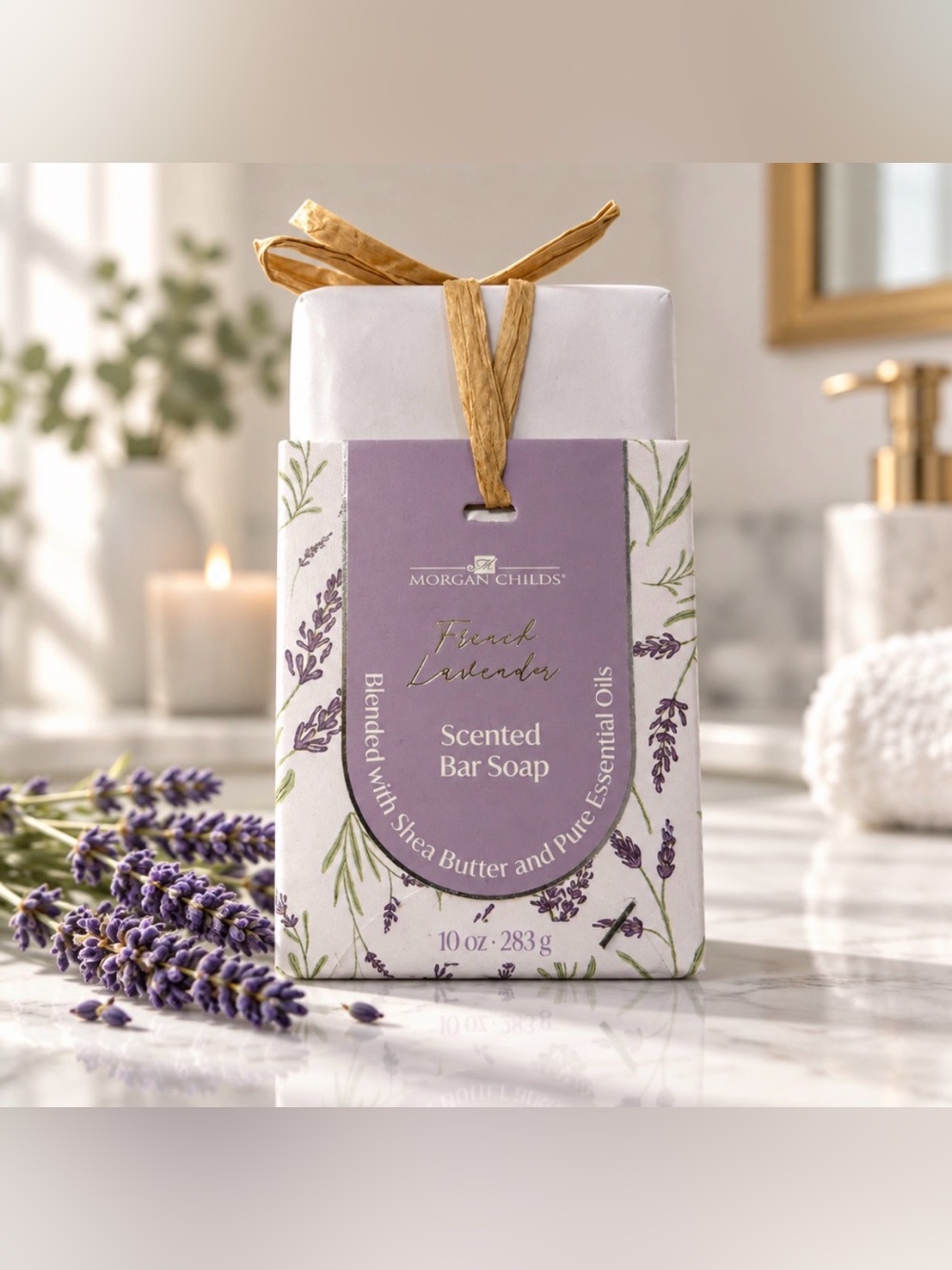 🪻NWT Morgan Childs French Lavender Scented Bar Soap - Lavender🪻